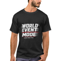 Camisa do Modo Evento Mundial – Mercadoria de Lanç