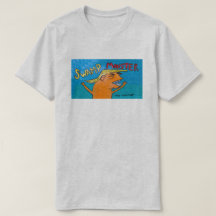 Camisa do MONSTRO PÂNTANO" da cinza dos homens do