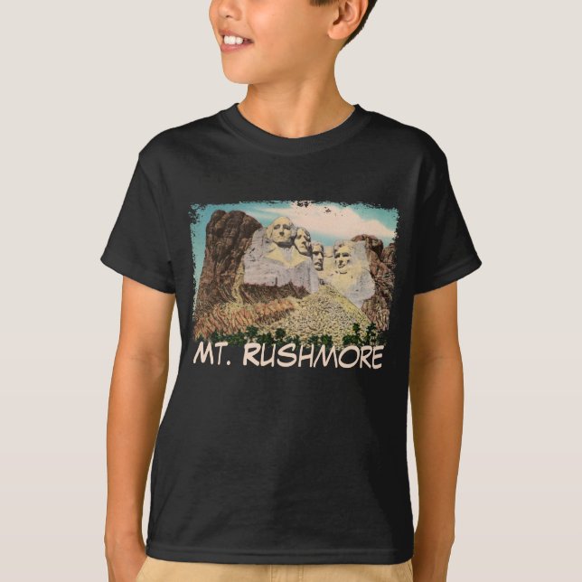 Camisa do Monte Rushmore Pintada (Frente)