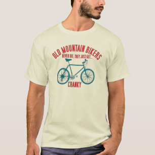 Camisa do Mountain bike T da velha escola