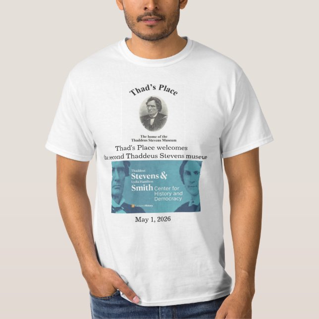 Camisa do Museu Thaddeus Stevens (Frente)