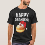 Camisa do Natal de Chrismukkah Hanukkah Chanukah<br><div class="desc">Camisa impressionante para judaico israelita que comemora Hanukkah com um sorriso</div>