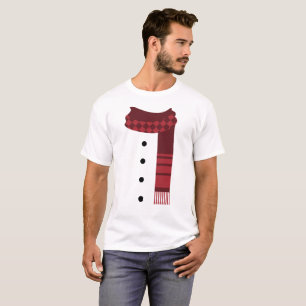 Camisa do Natal do inverno do boneco de neve dos