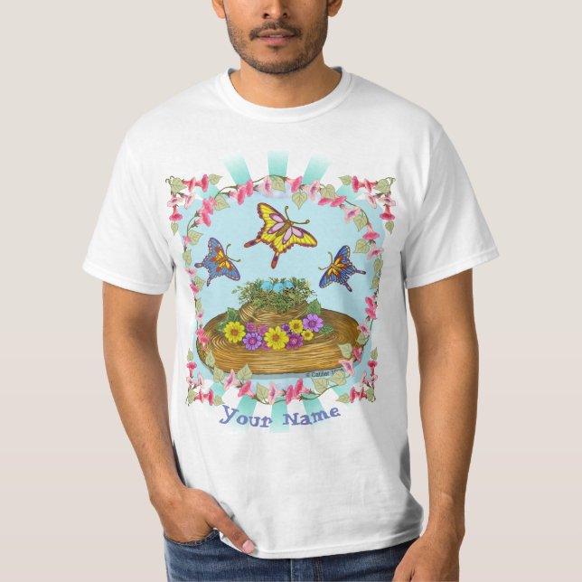 Camisa do Ninho do Chapéu de Flor (Frente)