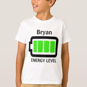 Camisa do nível de energia