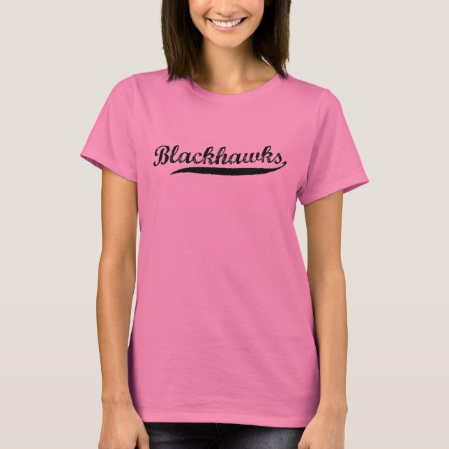 Camisa do nome da equipe de BLACKHAWKS para (Frente)
