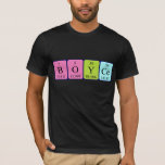 Camisa do nome da mesa periódica Boyce<br><div class="desc">Boyce soletrava como B O Y Ce (Boron Oxygen Yttrium Cerium) em uma camisa para o cientista em você. Não consegues encontrar o que queres?</div>