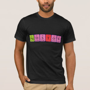 Camisa do nome da mesa periódica de Ágoston
