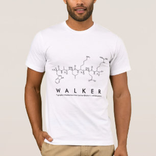 Camisa do nome do peptide do caminhante