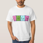Camisa do nome periódico da mesa Callan<br><div class="desc">Callan escreveu como C Al La N (Carbon Aluminium Lanthanum Nitrogen) em uma camisa para o cientista em você. Não consegues encontrar o que queres?</div>