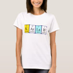 Camisa do nome periódico da mesa de Karlah<br><div class="desc">Karlah se soldou como K Ar La H (Potássio Argon Lanthanum Hidrogênio) em uma camisa para o cientista em você.</div>