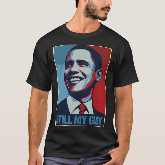 Camisa do Obama Ainda Meu Cara Presente Barack Oba (Frente)