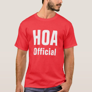 Camisa do oficial de HOA