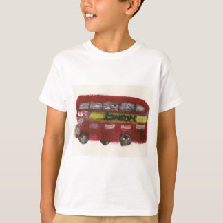 Camisa do ônibus T de Londres para miúdos