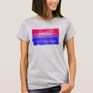 Camisa do Orgulho Bissexual Pintada