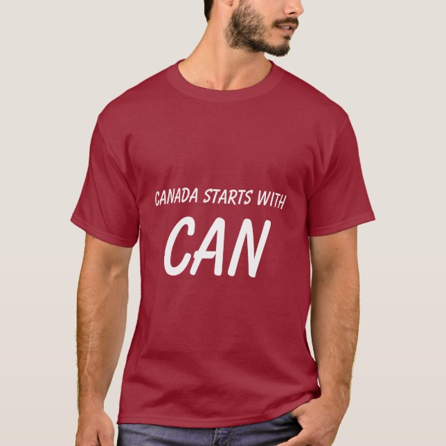 Camisa do orgulho de Canadá (Frente)