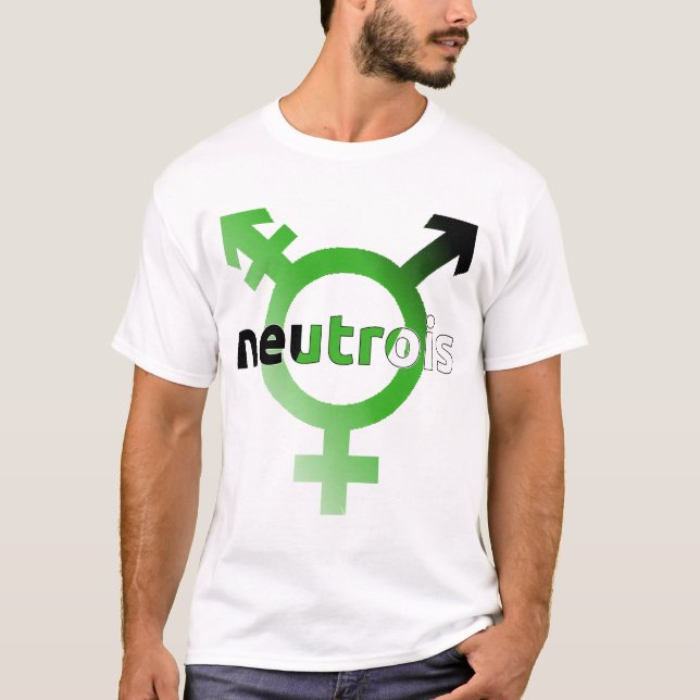 Camisa do orgulho de Neutrois com símbolo do (Frente)