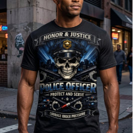 Camisa do Orgulho do Oficial de Polícia