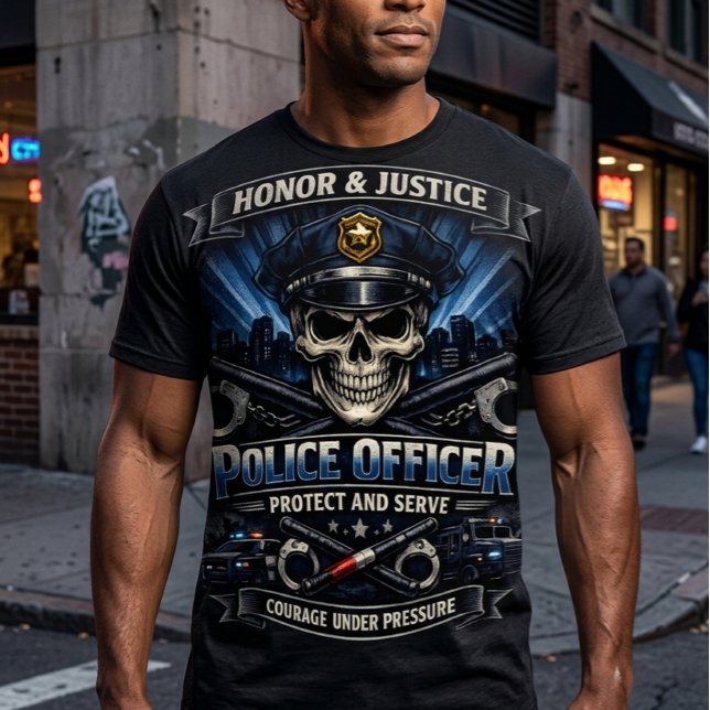 Camisa do Orgulho do Oficial de Polícia (Criador carregado)