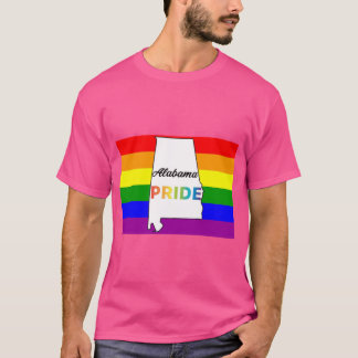 Camisa do Orgulho Gay do Alabama Bandeira do Arco-