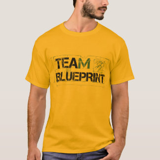 Camisa do ouro do modelo da equipe