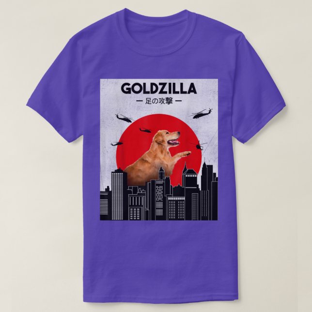 Camisa do ouro Retriever, Ouro engraçada (Frente do Design)