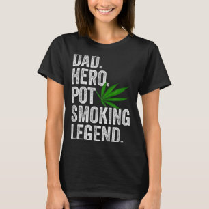 Camisa do Pai da Maconha Camiseta de Natal do Fuma