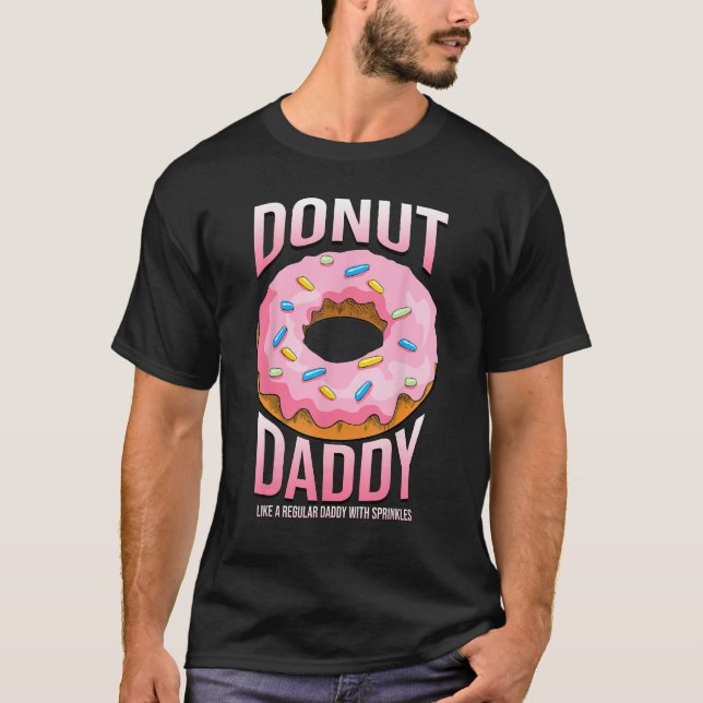 Camisa do Pai de rosquinha para Pai borrifadinhos  (Frente)