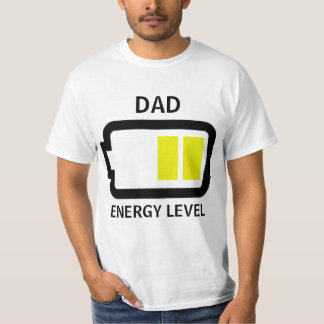 Camisa do pai do nível de energia