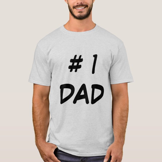 Camisa do Pai nº 1 - Presente Padre Engraçado (Frente)