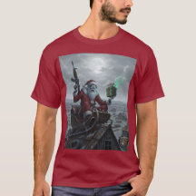 Camisa do Papai Noel Esqueleto do Deserto do Saque