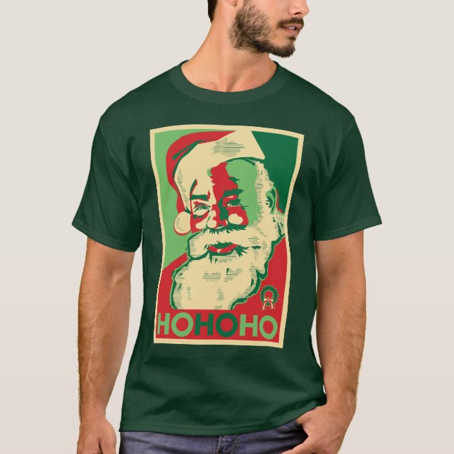 Camisa do papai noel - HoHoHo (Frente)