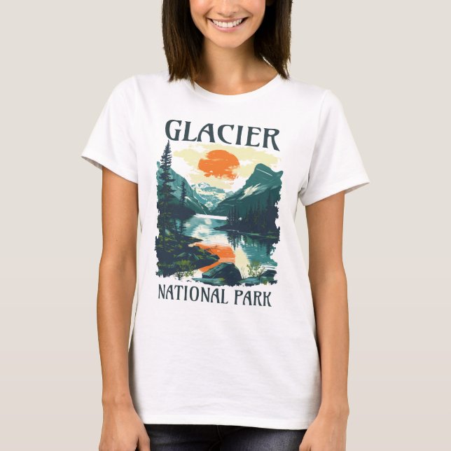 Camisa do Parque Nacional Glaciar, Camisa Montanha (Frente)