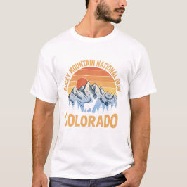 Camisa do Parque Nacional Rocky Mountain para Home