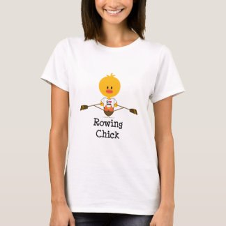 Camisa do pintinho T do enfileiramento