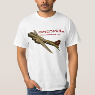 Camisa do plano da fortaleza do vôo de WWII B-17