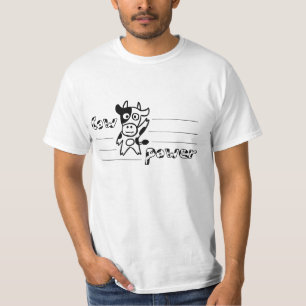 Camisa do poder da vaca