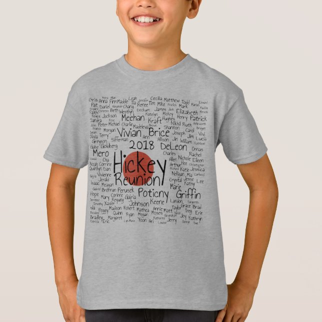 Camisa do ponto do vermelho de Hickey 2018 (Frente)