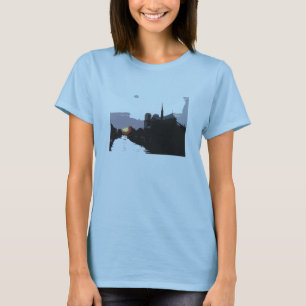 Camisa do por do sol de Notre Dame