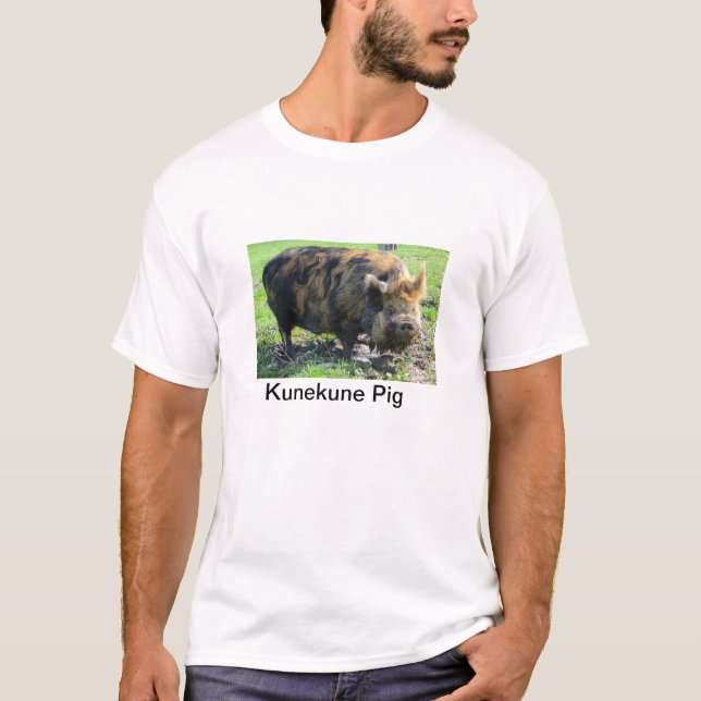 Camisa do porco de Kunekune (Frente)