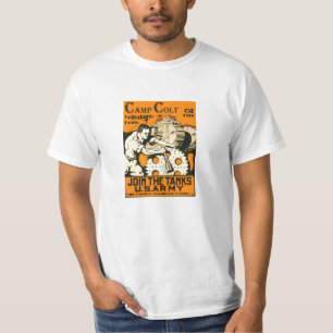 Camisa do potro WWI Gettysburg do acampamento