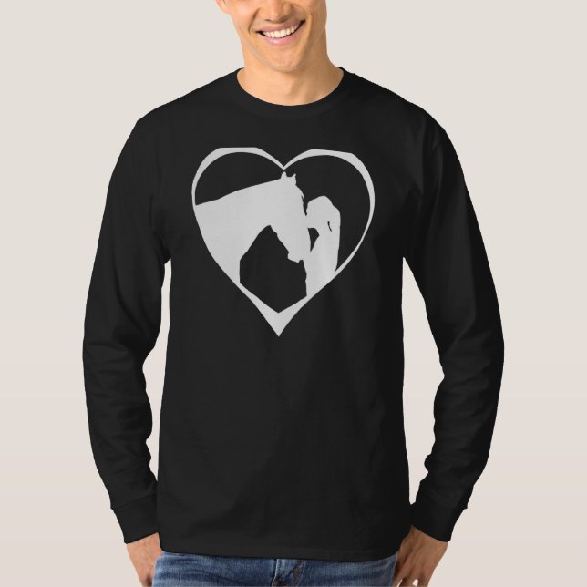 Camisa Do Prato Para Meninas Que Adoram Cavalos (Frente)