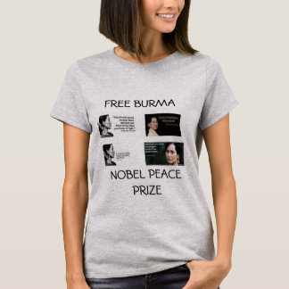 CAMISA DO PRÊMIO DE PAZ NOBEL DA AUNG SAN SUU KYI