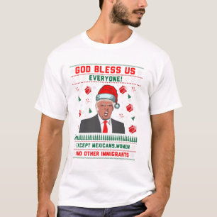 Camisa do presente do Xmas do chapéu do papai noe