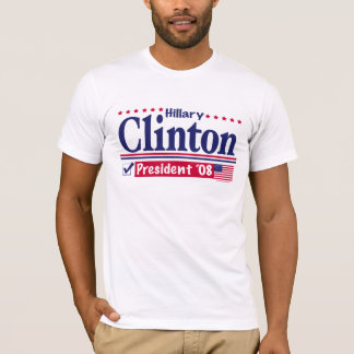 Camisa do presidente '08 de Hillary Clinton