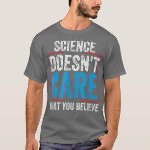 Camisa do professor de ciência A ciência não se im