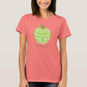 Camisa do professor de jardim de infância T -