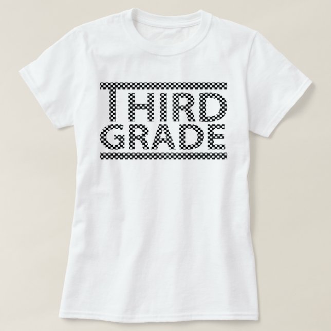 Camisa Do Professor Do Terceiro Grau, Camisa Do Te (Frente do Design)