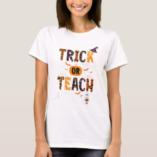 camisa do professor halloween