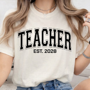 Camisa do professor, retrô de volta à camisa do pr